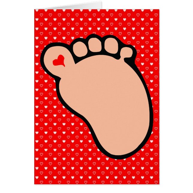 ベビーフットプリントのライトスキン (正面)