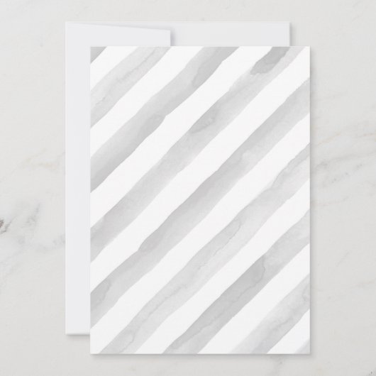 ベビーフットプリントの性別によるパーティーの表示 招待状 (裏面)