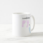 ベビーフットプリント祖父が発表する コーヒーマグカップ (正面右)