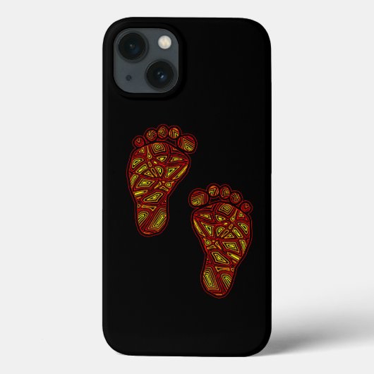 ベビーフットプリント Case-Mate iPhoneケース (裏面)