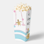 ベビーフラミンゴとママ赤ちゃんシャワー フェイバーボックス (はじけた状態)