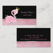 ベビーフラミンゴイベントプランナー 名刺 (正面/裏面)