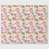 ベビーフラミンゴ ラッピングペーパー (フラット)