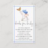 ベビーフランスの用トイレピンク女の子の赤ちゃんシャワー本 エンクロージャーカード (正面)