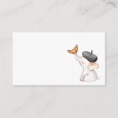 ベビーフランスの男女兼用シャワー座席表 エンクロージャーカード (正面)