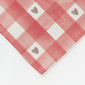 ベビーフリースブランケットと水彩雪だるま フリースブランケット (角)