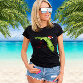 ベビーフロリダの冬の外おもしろいで暖かい Tシャツ