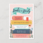 ベビーフローラブック用シック本テーマベビーシャワー エンクロージャーカード (正面)