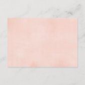 ベビーフローラユリのユリの赤ちゃんシャワーのための本 エンクロージャーカード (裏面)