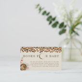 ベビーフローラ赤ちゃんシャワー用の本 エンクロージャーカード (スタンド正面)