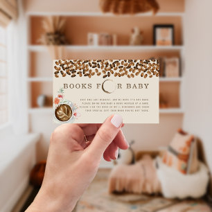 ベビーフローラ赤ちゃんシャワー用の本 エンクロージャーカード