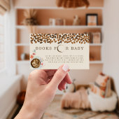 ベビーフローラ赤ちゃんシャワー用の本 エンクロージャーカード