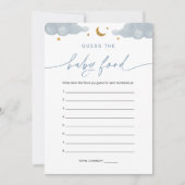 ベビーフードゲームカードトゥインクルリトルスター 招待状 (正面)