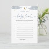 ベビーフードゲームカードトゥインクルリトルスター 招待状 (スタンド正面)