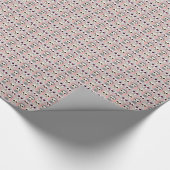 ベビーフール淡い色のの背景パターン ラッピングペーパー (角)