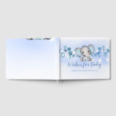 ベビーブックブルーボーイゾウの願い ゲストブック (全面)