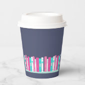 ベビーブックベビーシャワー紙プレート 紙コップ (正面)