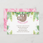 ベビーブックリクエストのエンクロージャカード付きスロット エンクロージャーカード (正面/裏面)