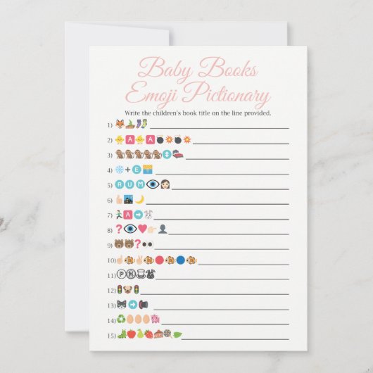 ベビーブック絵文字ゲームピンク (正面)