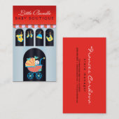 ベビーブティックストアフロントベビーショップ名刺 名刺 (正面/裏面)