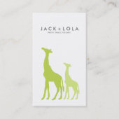 ベビーブティック、ドゥラ、授乳コンサルタント 名刺 (正面)