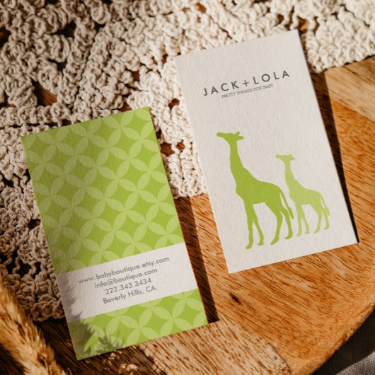 ベビーブティック、ドゥラ、授乳コンサルタント 名刺