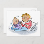 ベビーブラザー ポストカード (正面/裏面)