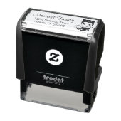 ベビーブラックキャットパンプキンファミリーアドレス セルフインキングスタンプ (商品)