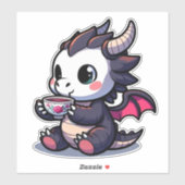 ベビーブラックドラゴン飲み茶またはコーヒー シール (シート)