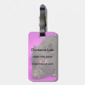 ベビーブラックピグ ラゲッジタグ (裏面縦)