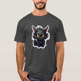 ベビーブラック猫デザイン – 基本ダークTシャツ Tシャツ
