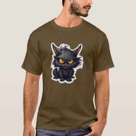 ベビーブラック猫デザイン – 基本ダークTシャツ Tシャツ