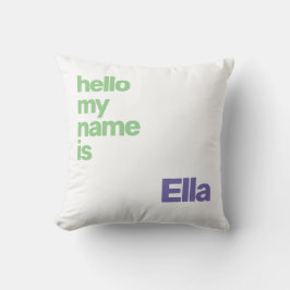 ベビーブランケットユニセックスミニマル紫シンプル白 クッション