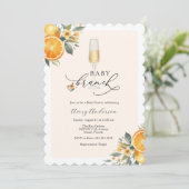 ベビーブランチベビーシャワー招待状 招待状 (スタンド正面)