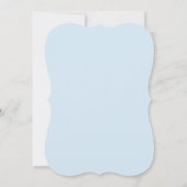 ベビーブランチヴァレンティネスハートボーイベビーシャワー 招待状 (裏面)