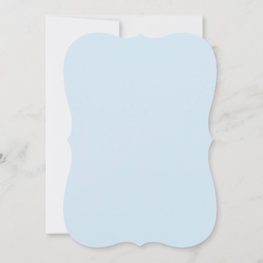 ベビーブランチヴァレンティネスハートボーイベビーシャワー 招待状 (裏面)