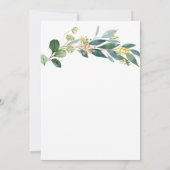 ベビーブランチ招待状カード 招待状 (裏面)