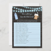 ベビーブルイングブルー、パパを知っ最高のている 招待状 (正面)