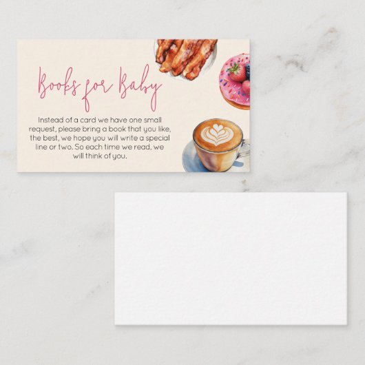 ベビーブルンチブレッドペストリーズブックベビー エンクロージャーカード (正面/裏面)