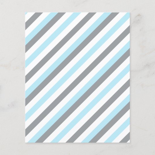 ベビーブルーとグレーストライプのゾウ – 価格 チラシ (裏面)