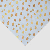 ベビーブルーと金ゴールド 薄葉紙 (詳細)