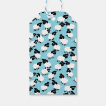 ベビーブルーのふわふわした羊