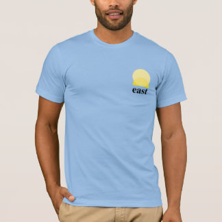 ベビーブルーの男のTシャツ Tシャツ