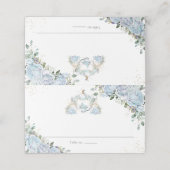 ベビーブルーの花のプリンセスの馬車 キンセアニエラ 16 プレイスカード (外部開封)