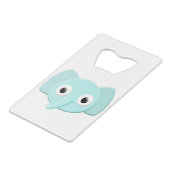 ベビーブルーエレファントスケッチ クレジットカード栓抜き (裏面アングル)