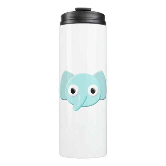 ベビーブルーエレファントスケッチ タンブラー (正面)