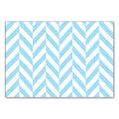 ベビーブルーキリン男の赤ちゃんシャワー | Bring a Book テーブルナンバー (裏面)