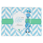 ベビーブルーキリン赤ちゃんシャワー2 ラージペーパーバッグ (裏面)