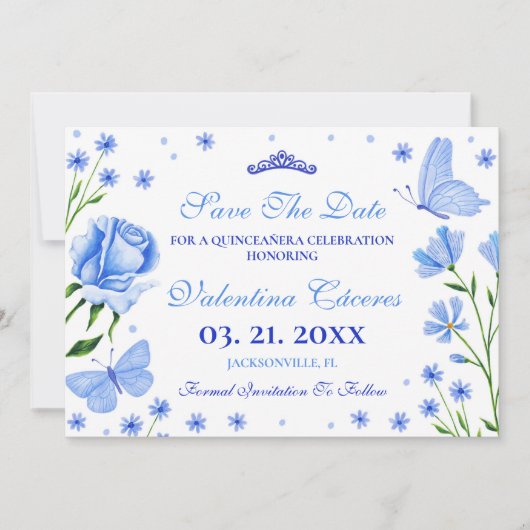 ベビーブルーキンセアニラ15thバースデーパーティー救 セーブザデート (正面)