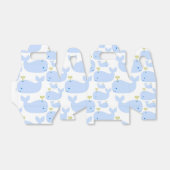 ベビーブルークジラ乳児ギフトシャワー フェイバーボックス (折り畳みなし)